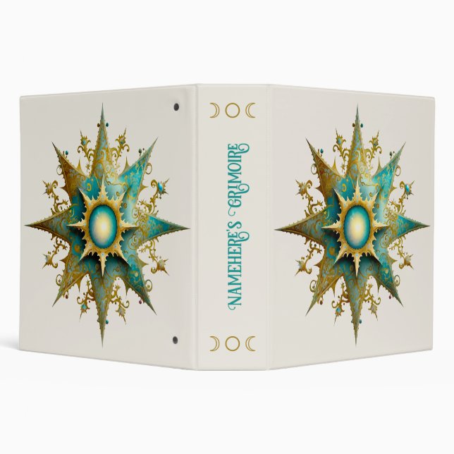 Create Your Own Steampunk Yule Snowflake Binder (Background)