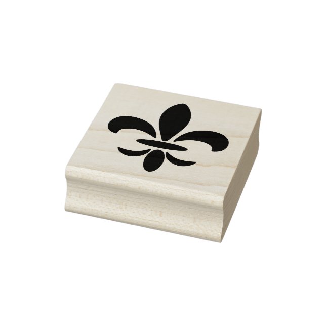 Create Your Own Stenciled Fleur De Lis Rubber Stamp (Stamp)