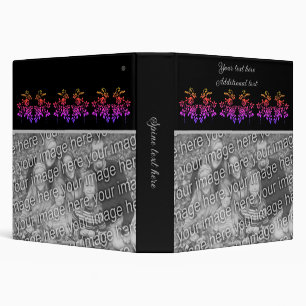 Create Your Own Stenciled Roses Personalized Photo Binder