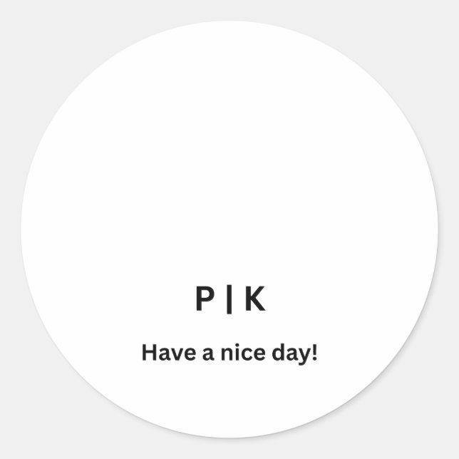 Create Your Own Sticker (Front)