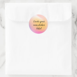 Create Your Own Sticker Label