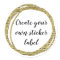 Create Your Own Sticker Label