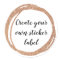 Create Your Own Sticker Label
