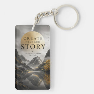 Create Your Own Story Inspirational Keychain