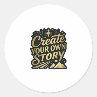 Create Your Own Story Luxury Sticker