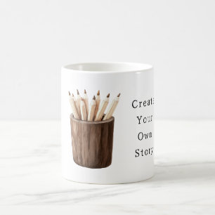 Create Your Own Story Pencils Coffee Mug
