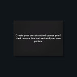 Create Your Own Stretched Canvas Print<br><div class="desc">Sissy Pesticide, "the Tart of Pop" In the vein of Shock Rockers (a weirdo dude with a girly nickname) here comes horror painter Sissy Pesticide! Sissy's work is inspired by pills and booze, great music, Horror Movies, vintage crime, risqué naughtiness, with a razor edge of classic heartbroken glamour featuring dangerous...</div>