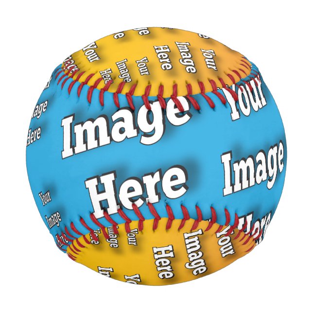 Create Your Own Stylish ⚾ Image Template Baseball (Front)