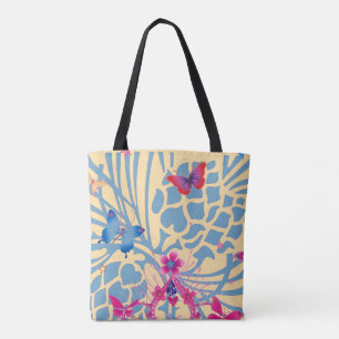 Create Your Own Stylish Lovely All-Over Print Tote Bag
