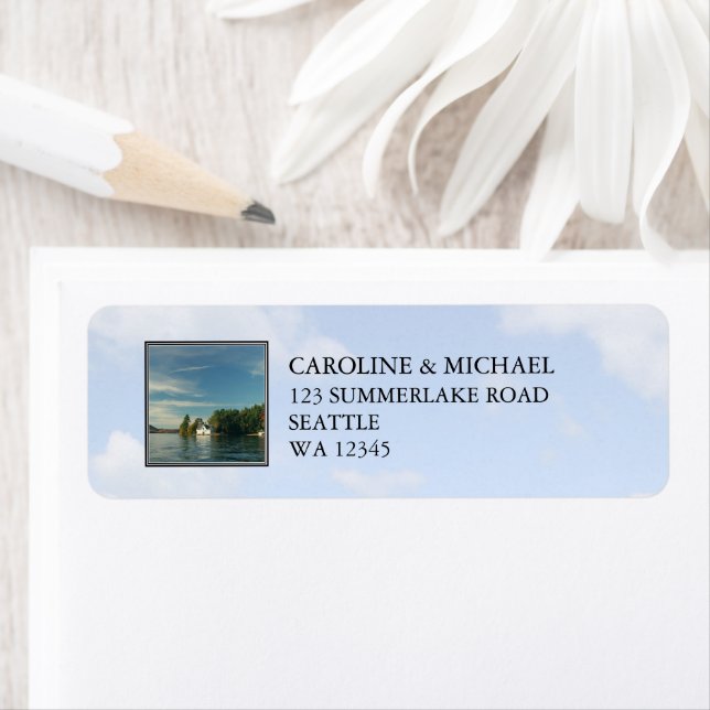 Create your own summer lake house return address (Insitu)