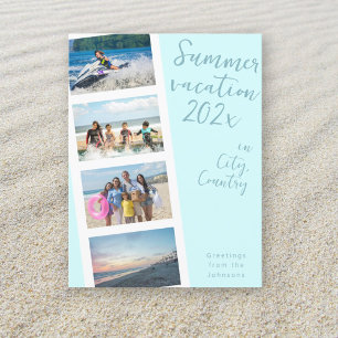 Create your own summer vacation photo Postcard