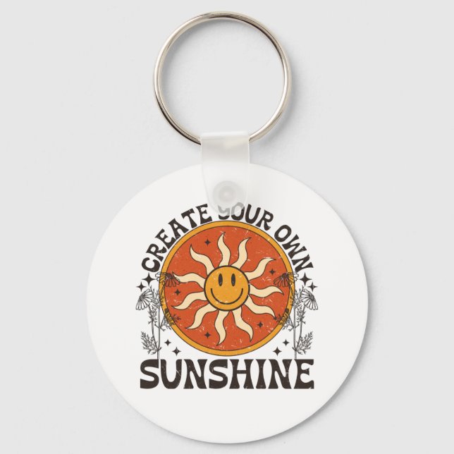 Create Your Own Sunshine Keychain (Front)