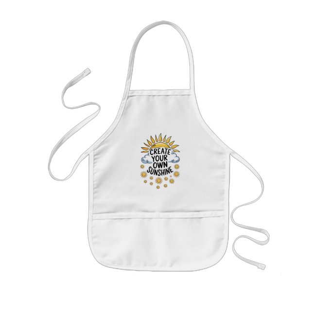 CREATE YOUR OWN SUNSHINE KIDS APRON (Front)