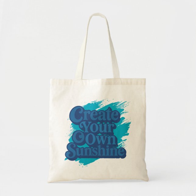 Create Your Own Sunshine Retro faboolous Tote Bag (Front)