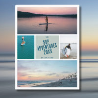 Create your own SUP paddling summer photo