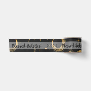 Create Your Own Surreal Celestial Moon & Stars Satin Ribbon