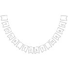 Create Your Own Swallowtail Party Bunting Banner