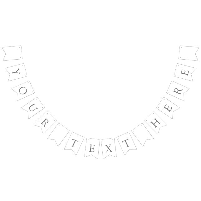 Custom Flag Party Bunting Banner (All)