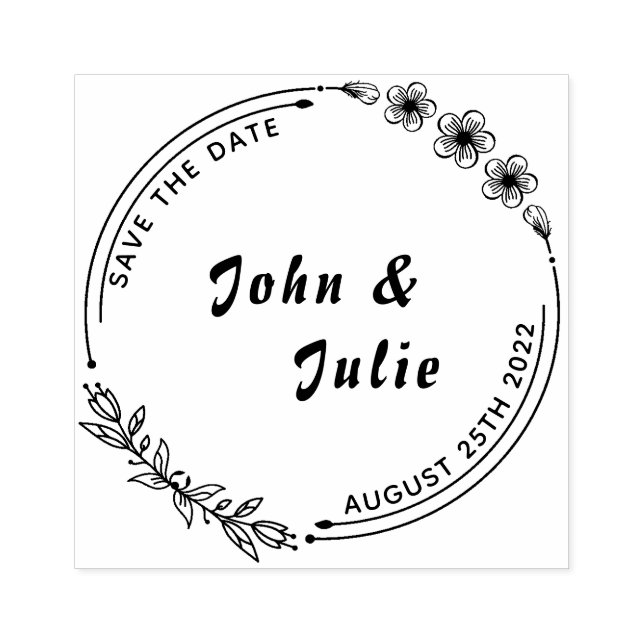 Create Your Own Sweet Stamp Wedding Save The Date (Imprint)