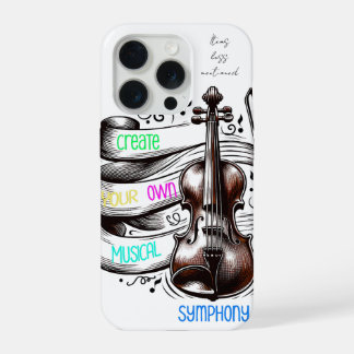Create your own symphony  iPhone 15 pro case