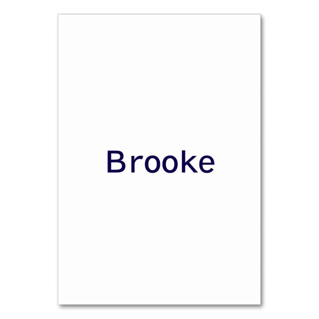 Create Your Own Table Card (Front)