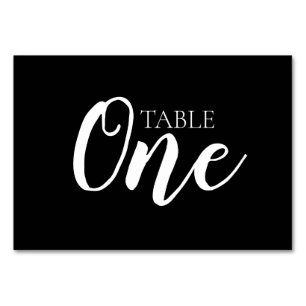 Create Your Own - Table One Number