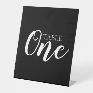 Create Your Own - Table One Pedestal Sign