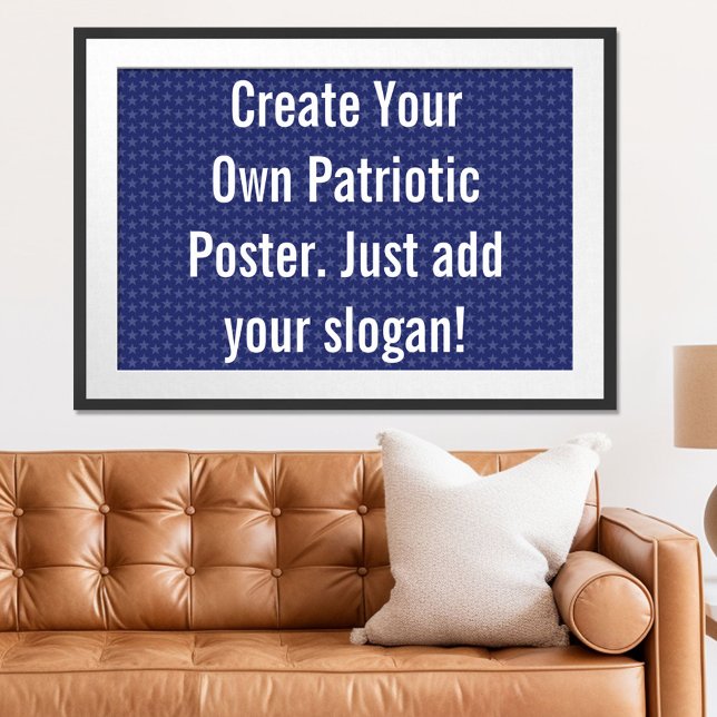 Create Your Own Tea Party Poster! Poster (Patriotic Poster)