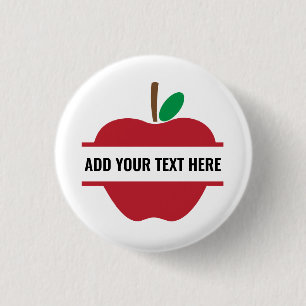 Create Your Own Teacher Monogram Personalized  1 Inch Round Button