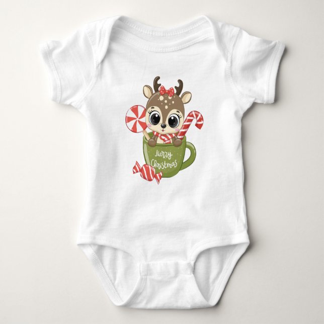 Create your own text and design :-) baby bodysuit (Front)