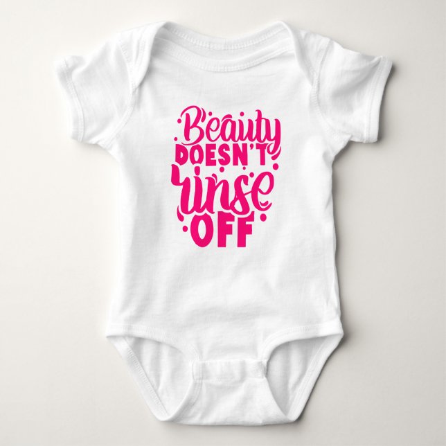 Create your own text and design :-) baby bodysuit (Front)
