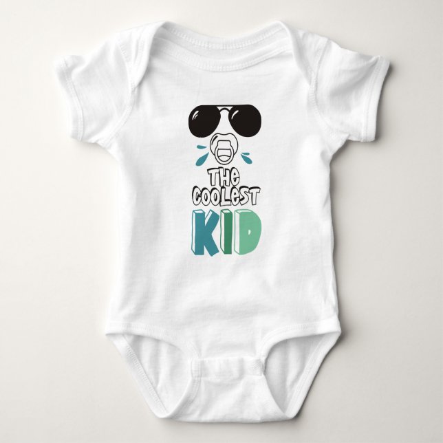 Create your own text and design :-) baby bodysuit (Front)