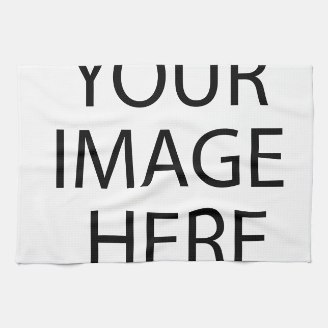 Create your own text and design :-) kitchen towel (Horizontal)