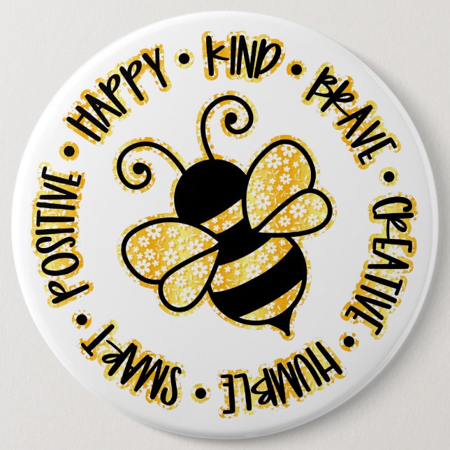 Create your own text and design :-) pinback button (Front)