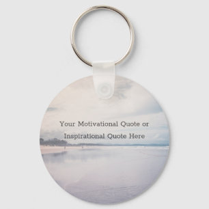 Create Your Own Text Inspirational Motivational Keychain