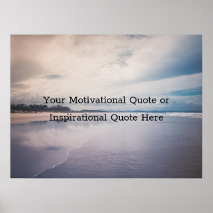 Create Your Own Text Inspirational Motivational Poster