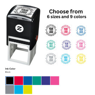 Create Your Own Text Logo Self-inking Stamp