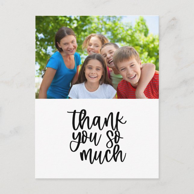 Create your own thank you card Thank you so much (Front)