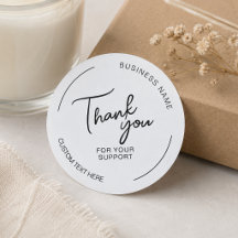 Create Your Own Thank You White Business