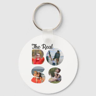 Create your own the boss photo matching couple keychain
