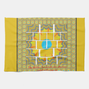 Create Your Own the colourful bigger picture Kitchen Towel