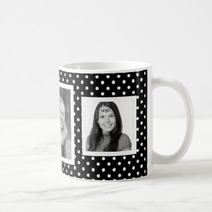 Create Your Own Three Square Photos Coffee Mug