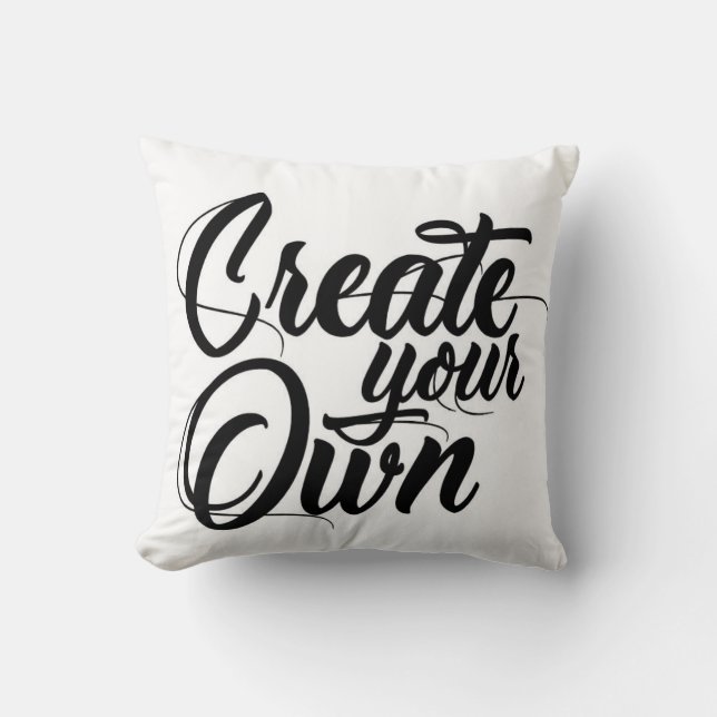 Create your own throw pillow (Front)