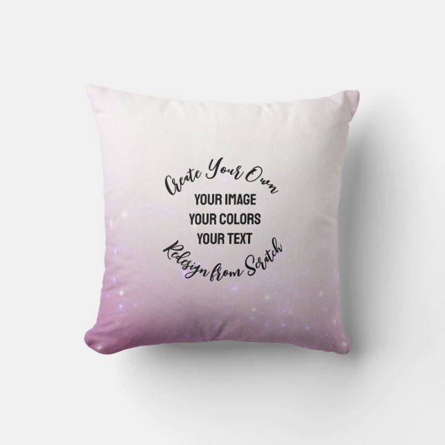 Create Your Own Throw Pillow (Front)