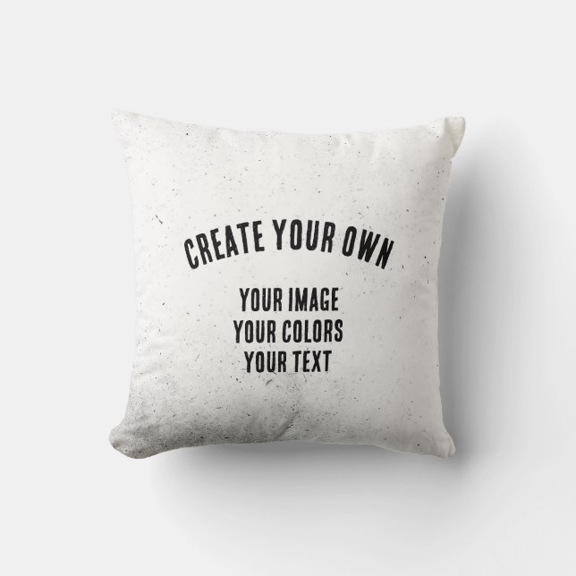 Create Your Own Throw Pillow (Front)