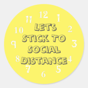 Create Your Own Time Will Tell Safe Travel 27/7 Classic Round Sticker