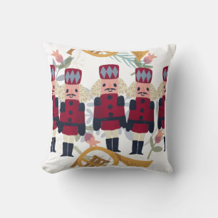 Create Your Own Tin Soldiers & French Horns Throw Pillow