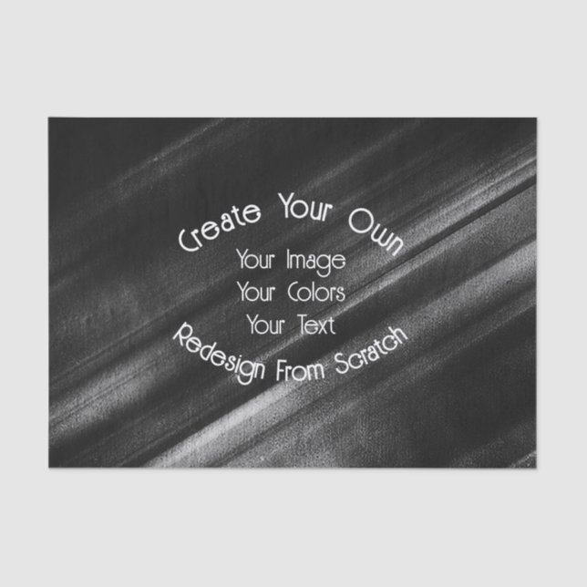 Create Your Own Tissue Paper (Front)