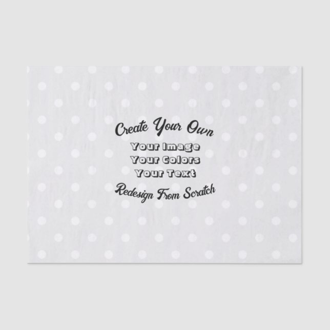 Create Your Own Tissue Paper (Front)