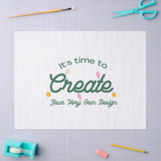 Create your own tissue paper